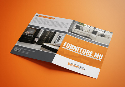 Bifold Brochure Design bi fold branding brochure furniture furniture brochure interior marketing promotion triflod brochure