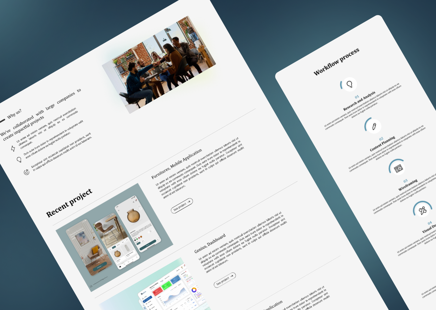 Web Design | Web dev services concept by Muhammad Azka Tanzila on Dribbble
