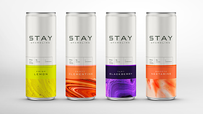 Stay Sparkling brand design branding design graphic design packaging packaging design product mockup