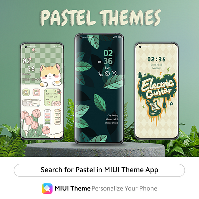 MIUI Themes Promotion Posters: MIUI14 Edition 3d branding graphic design ui