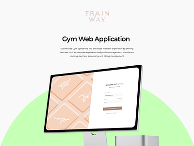Trainway Gym Web App (Redesign) fitness dashboard gym dashboard redesign gym web app user interface ux research web app
