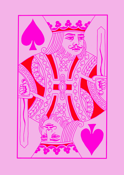 King of Spades art design graphic design illustration