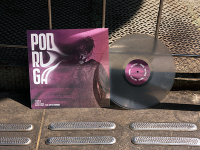Music cover "Podruga" artist purple artwork cover cover design coverart music music cover music packaging packaging purple vinyl vinyl cover