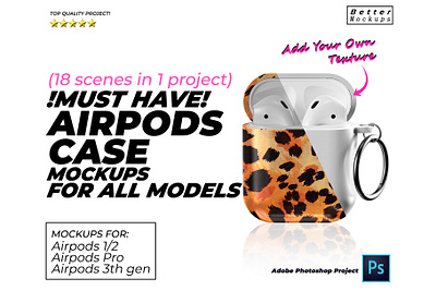 All AirPods Case Mockup Package 18 in 1 airpods airpods 3 airpods case mockup airpods pro mockup creative ads digital marketing earbuds earbuds cases iphone case mockup phone case mockup printful mockup printi slim sublimation