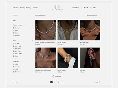 E-commerce | Jewelry brand e commerce ui ux