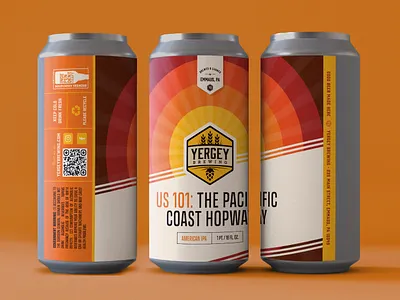 Craft Beer Can Designs branding can design craft beer craftbeer graphic design ipa label design lehigh valley orange and red sunbursts vector art