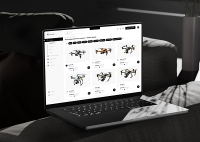 E-commerce shop 100days design drone e commerce e commerce shop figma helishot ui ux