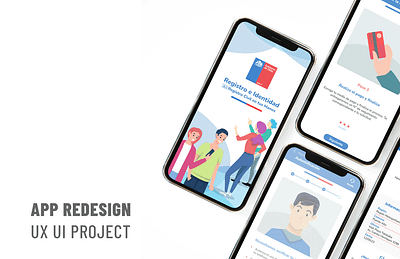 App Redesign - UX UI Project app design ui design ux design web site
