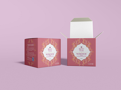 Tea Box Designs for 3 different flavours adobe branding graphic design illustrator tea box design vector