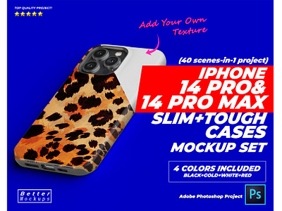 iPhone 14 Pro/14 Pro Max Snap Slim Tough Case Mockups bettermockups casestry creative ads digital marketing iphone 15 iphone case mockup mockup phone case mockup pod printful mockup printify psd slim snap snap case mockup template tough case tough case mockup