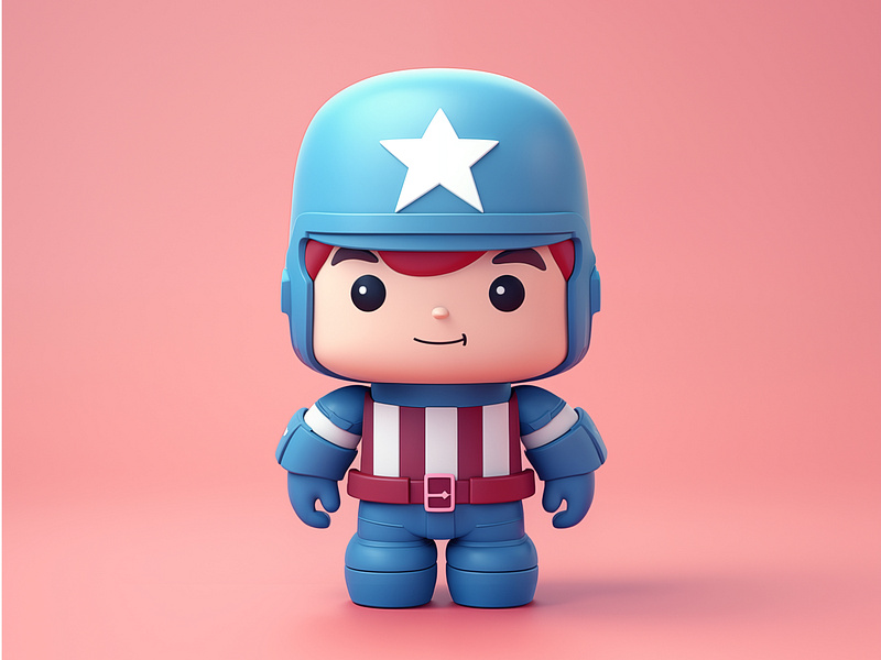 3D Captain America, 3D Cartoon Captain America 2d cartoon logo 2d mascot superhero 3d captain america 3d cartoon captain america 3d cartoon design 3d cartoon logo 3d cartoon superhero 3d designer 3d illustration 3d illustration captain america 3d mascot captain america 3d mascot logo 3d mascot superhero 3d superhero illustration branding capitan american graphic design illustration