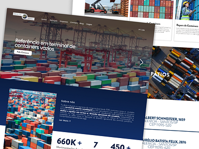 Transtec World container terminal transtec world ui ux webdesign