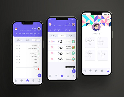 Shine line | Planner App | UI/UX Case Study app behance case study design habit ui