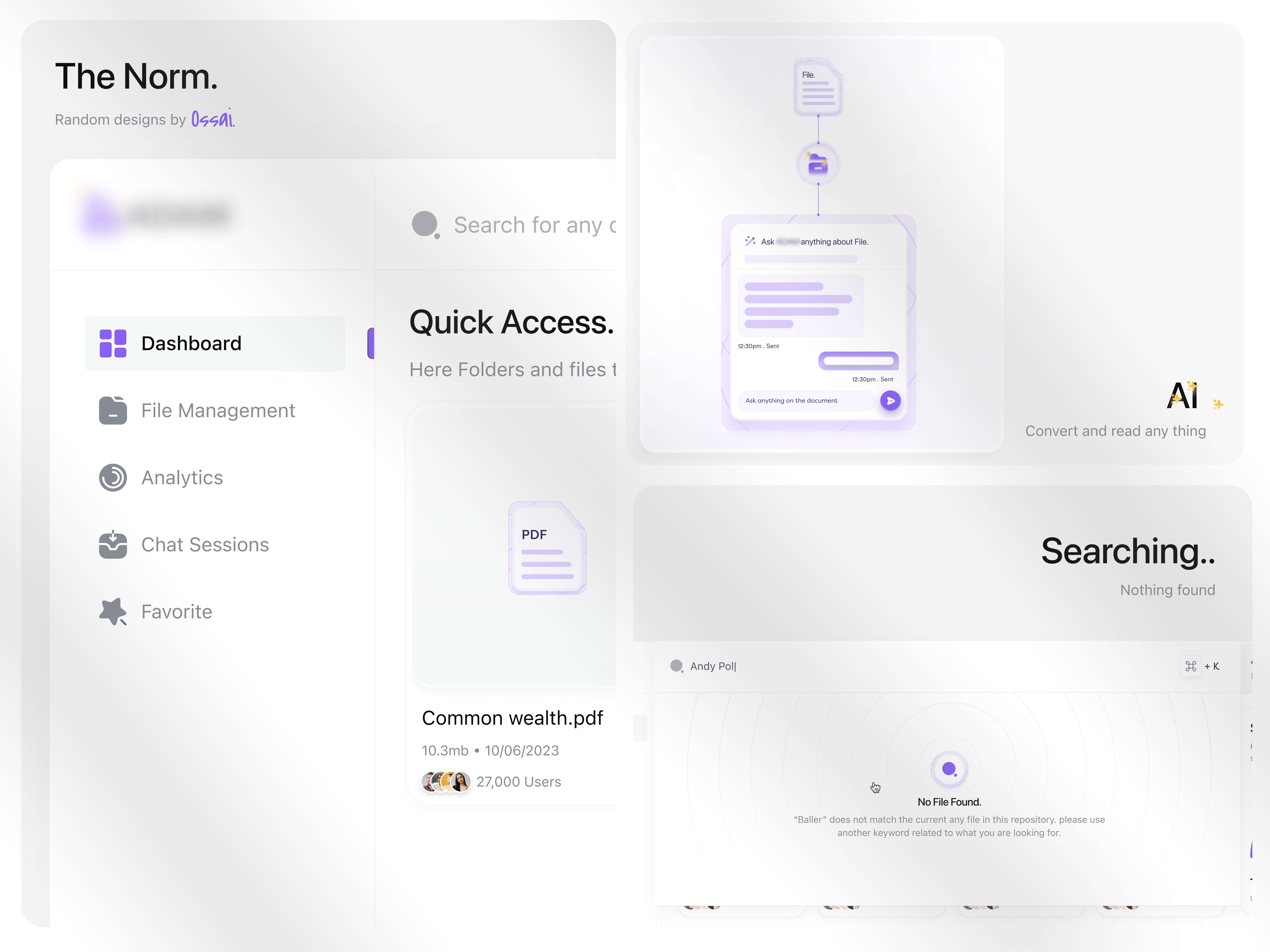 The Norm. dashboard design illustration productdesign ui uiux ux