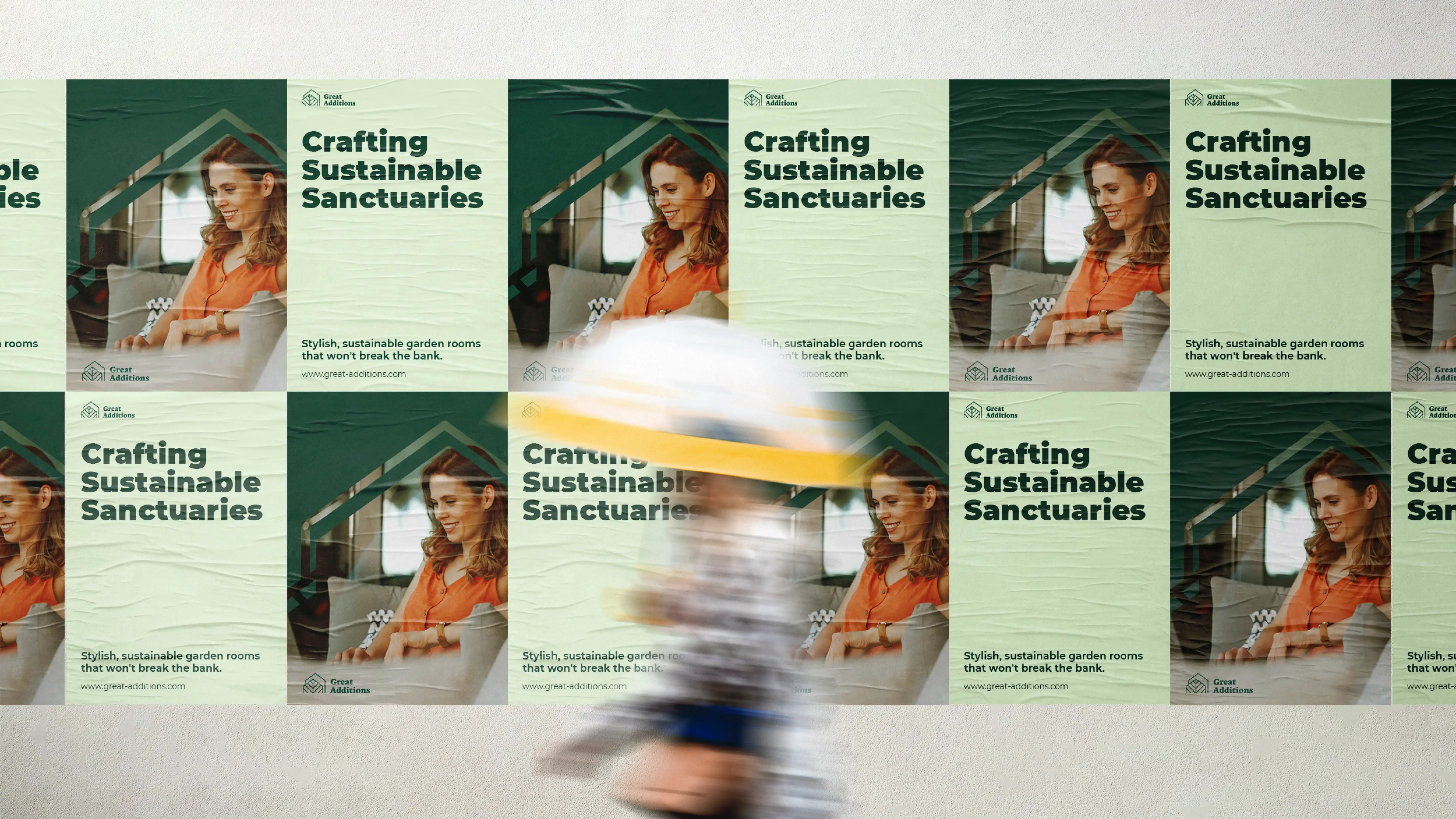 Brand Identity Design for Great Additions brand design branding graphic instagram posts logo poster design social media templates