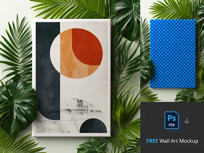 Free Wall Art Mockup #4 freebie