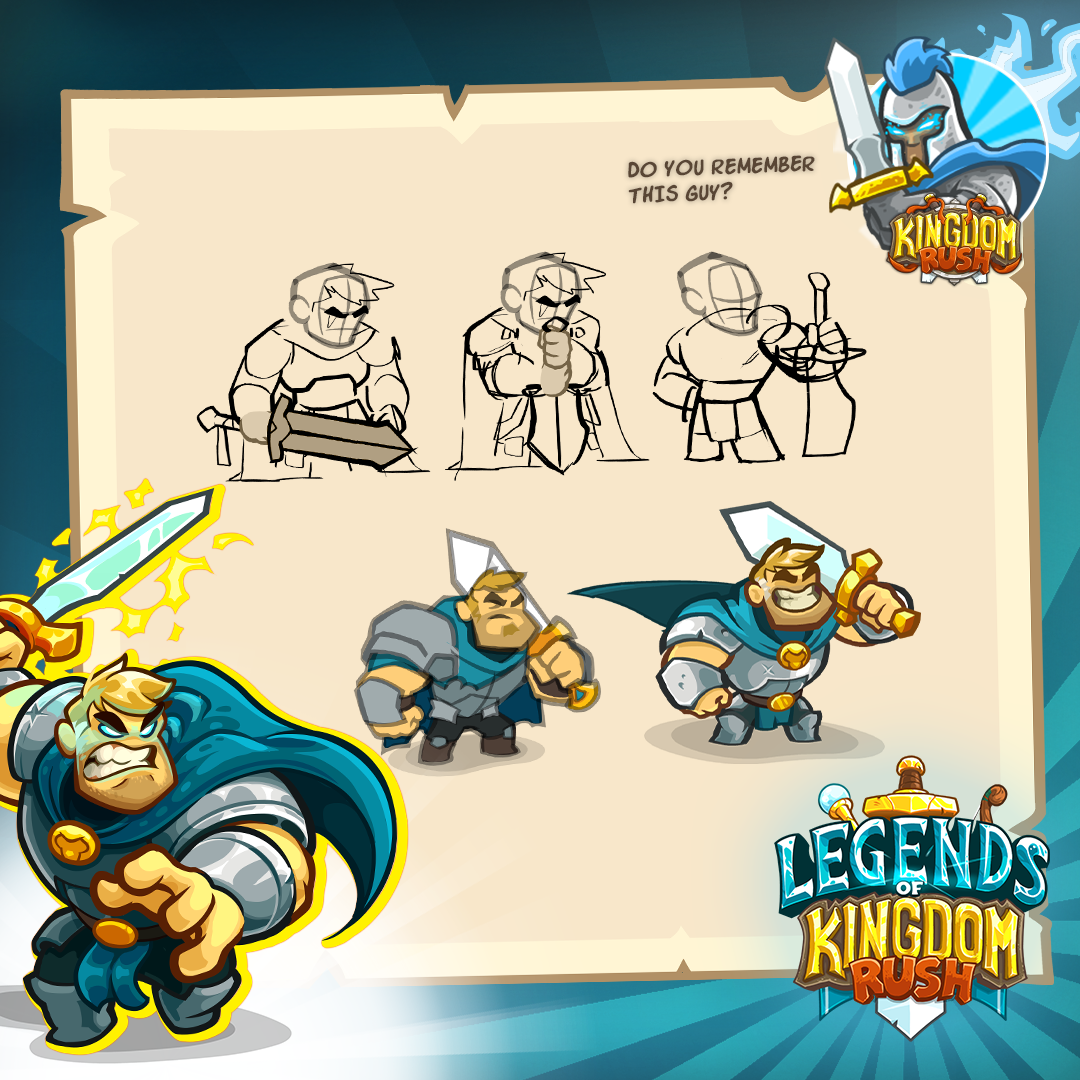 Legends of Kingdom Rush: showing the characters! by Steven on Dribbble