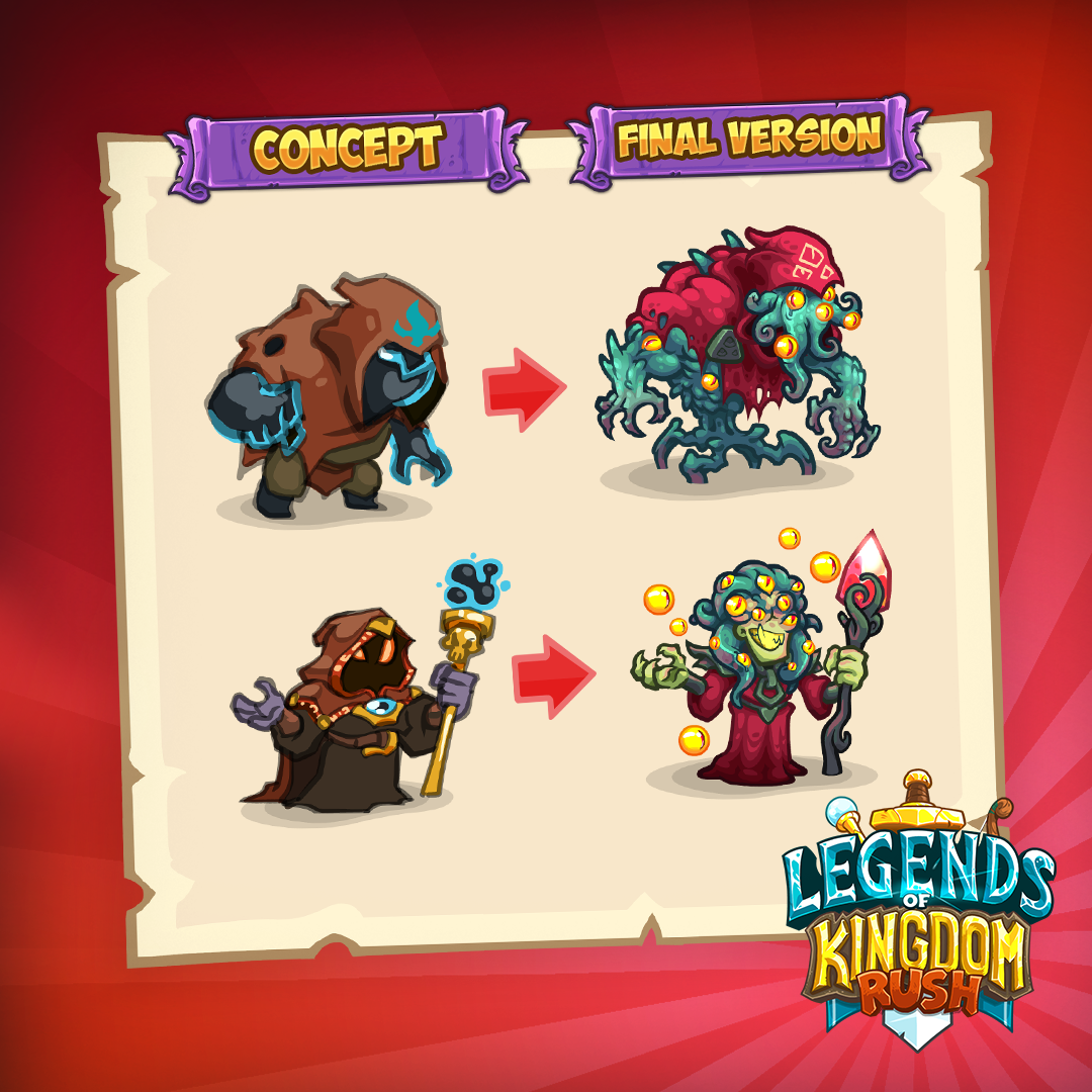 Legends of Kingdom Rush: showing the characters! by Steven on Dribbble