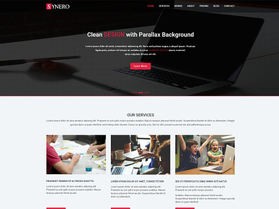 Synero - One page Multipurpose Theme