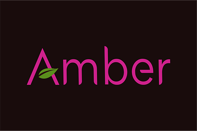 Amber Cosmetics brandidentity cosmeticslogo identitydesign logo logodesign