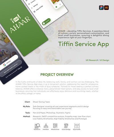 Tiffin Service App(UI UX Design) app app ui case study casestudy design figma ui food app food delivery app graphic design research tiffin app ui ui design ux ux research