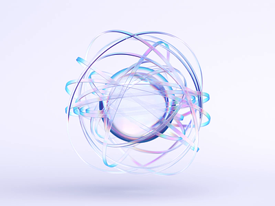 Sphere 3d abstract animation blender branding clean concept design glass globe loop motion graphics orb render scientific shape simple sphere