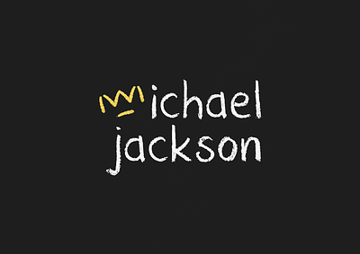 Michael Jackson | Typographical Poster graphics illustration letters music poster sans serif simple text type typography word