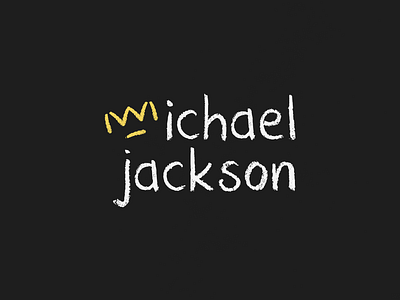Michael Jackson | Typographical Poster graphics illustration letters music poster sans serif simple text type typography word