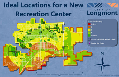 Vector Suitability Analysis cartography design gis map mapping