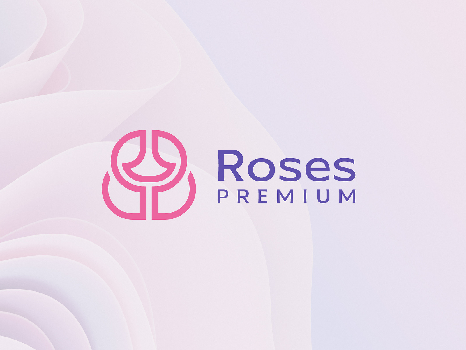 Rose outline logo design by Amadul | Logo Designer on Dribbble