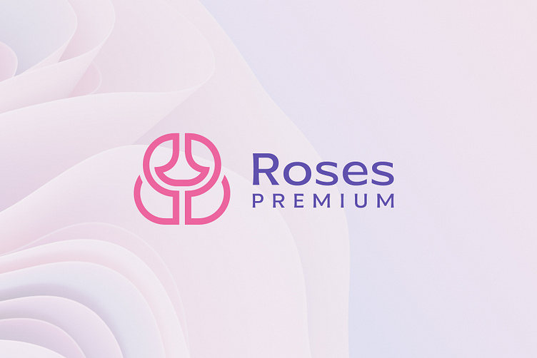 Rose outline logo design by Amadul | Logo Designer on Dribbble