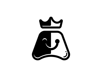 Console, Shopping Bag & Crown brand branding console consolelogo illustration king kinglogo logo logos shop shoplogo