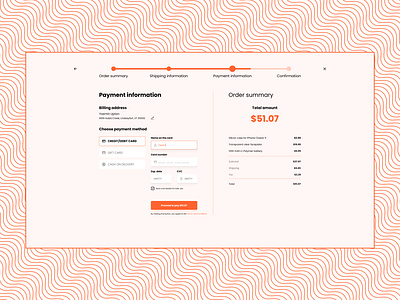 Credit card checkout checkout credit card credit card checkout minimal design order order summary payment ui ux ux design