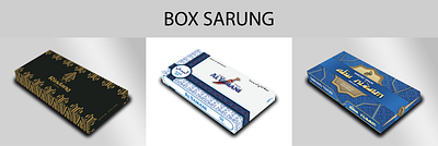 DESAIN BOX SARUNG branding graphic design logo packaging