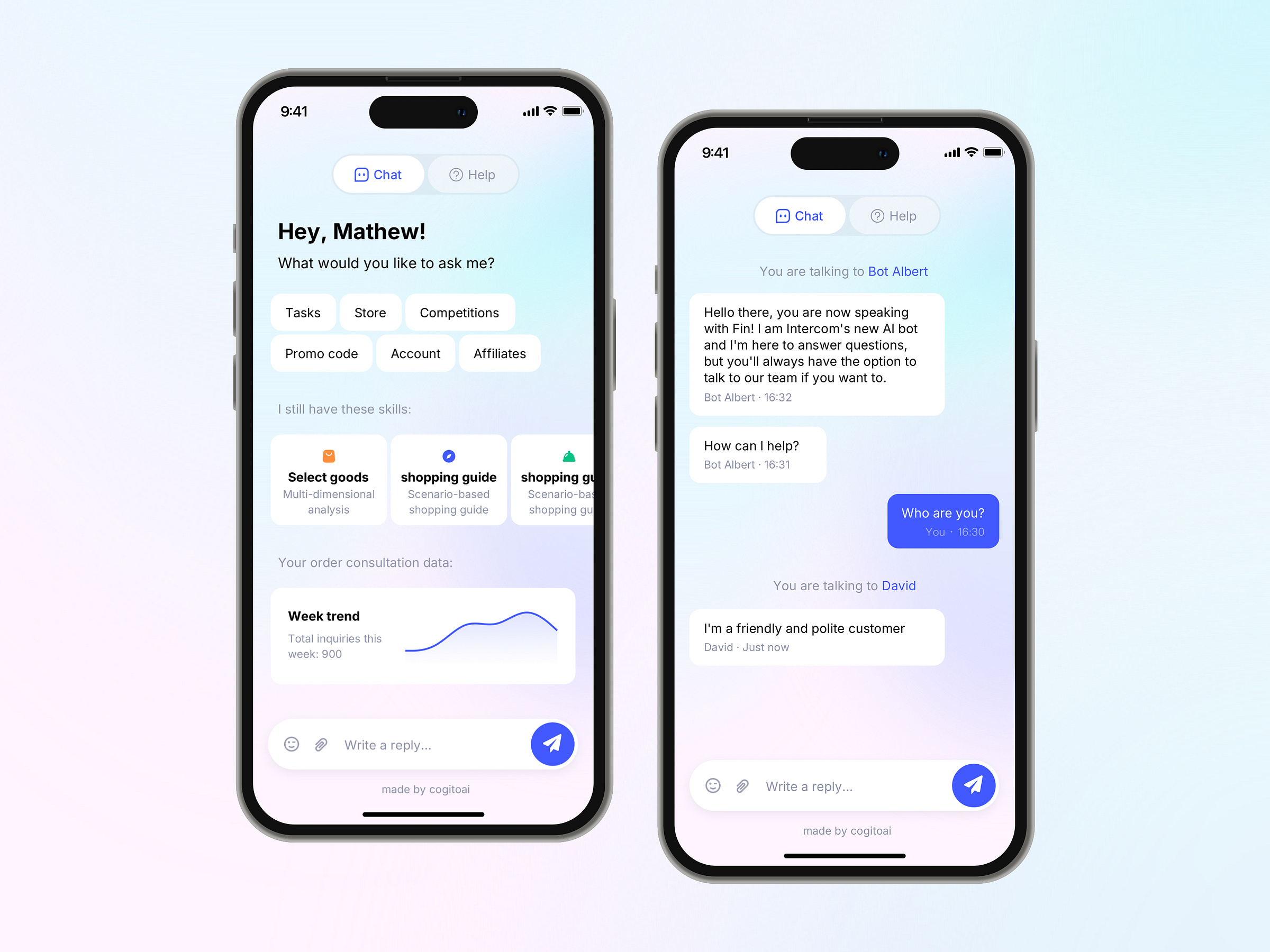 AI conversation interface design by DAO UI Design Studio on Dribbble