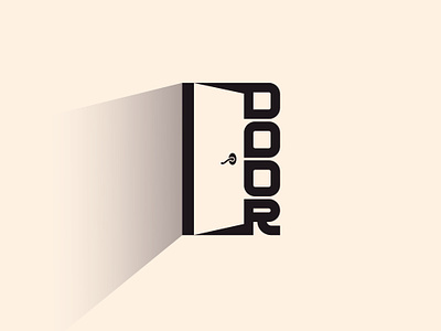 Door Logo clean logo creative logo door door logo furniture logo logo logo design minimal logo minimalist logo word mark logo