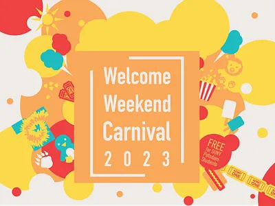 Welcome Weekend 23 2d design adobe adobe illustrator advertising brand brand design branding design graphic design illustration illustrator marketing poster poster design print design typography vector