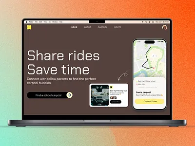 Carpool Web Design ui