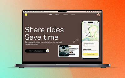 Carpool Web Design ui