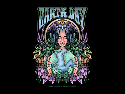 Earth Day Illustration recycle