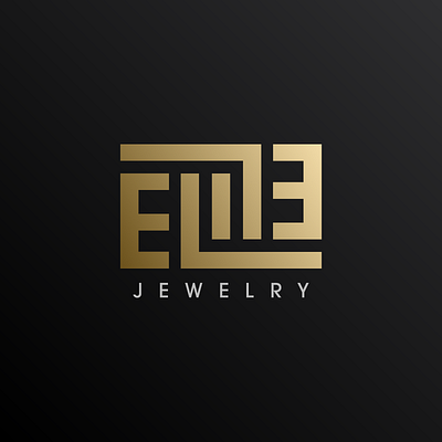 ELITE Jewelry Logo Design branding elegant elite graphic design logo premium