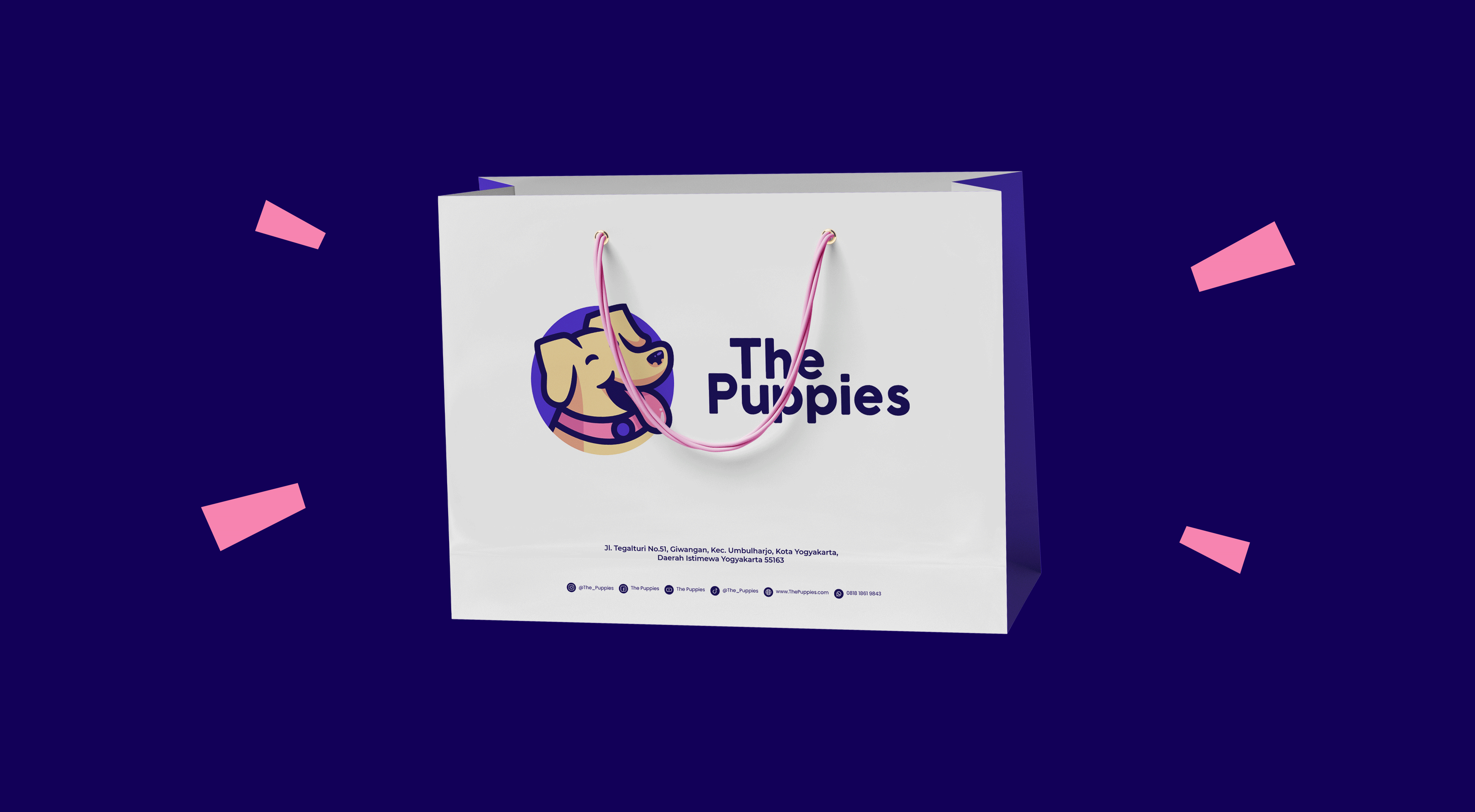 The Puppies - Pet Shop Brand Identity animal animation branddesign brandidentity branding design graphic design illustration logo logodesign motion graphics petshop petshopdesign puppies vector