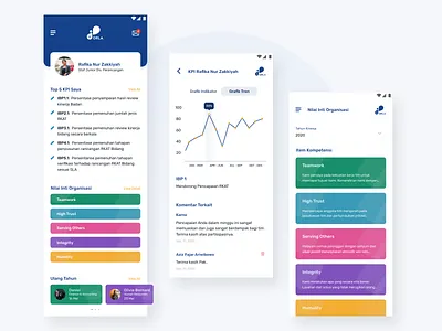 Altius employee hr mobile mobile app ui uiux ux