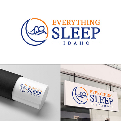Logo Design for Everything Sleep Idaho branding design graphic design identity logo medical medichine practice services sleep