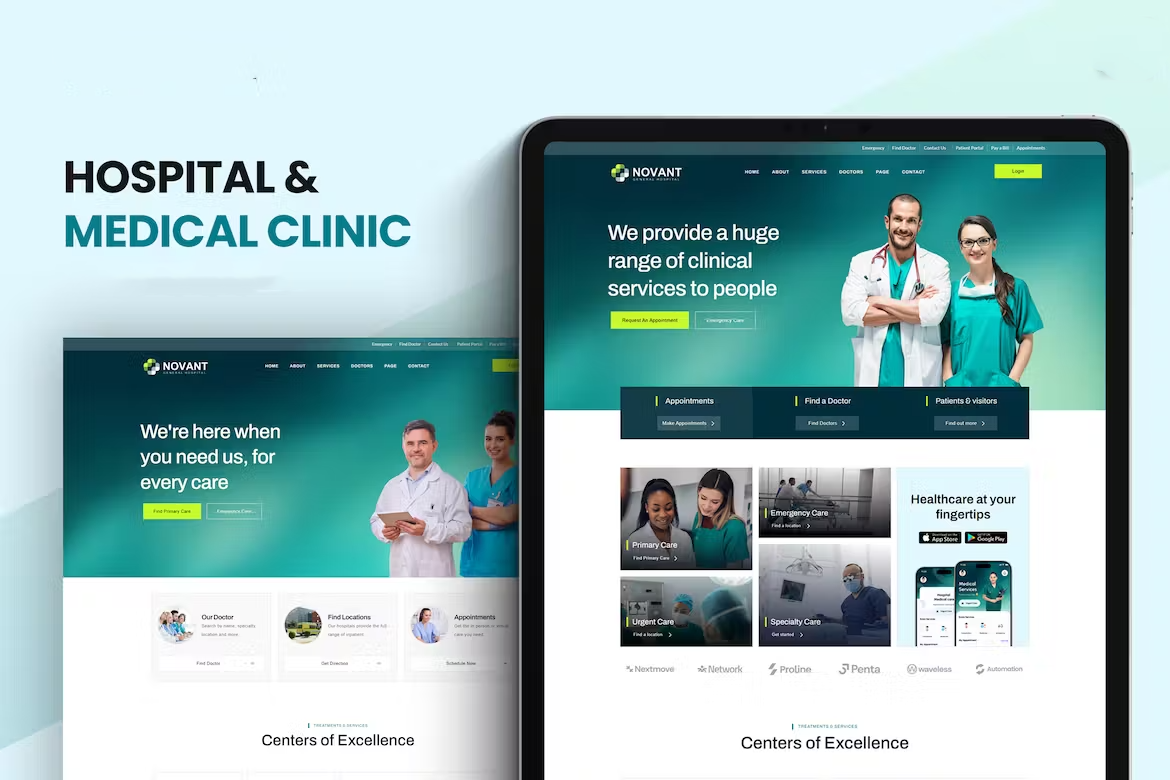 Hospital And Medical Clinic by Md Amirul Islam on Dribbble