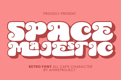 Space Majestic - Retro Display Font hippie