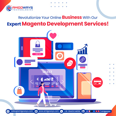 Elevate your eCommerce store with our Magento expertise🚀💻🌐🛒✨ amigoways amigowaysappdevelopers amigowaysteam