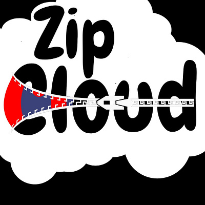 Daily logo challenge day 14 Zip Cloud