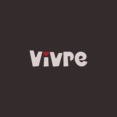 Vivre Logo Design branding graphic design heart logo