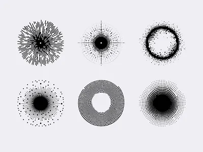 Abstract Futuristic Circle Backgrounds graphics